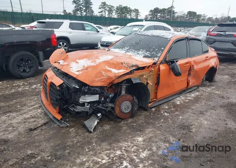 2024 BMW M3 Competition xDrive z USA, uszkodzony, nr VIN WBS43AY0XRFS04472